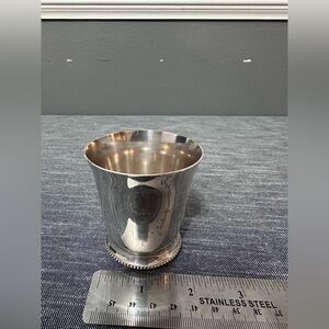 Antique Child Baby Silver Plated Cup